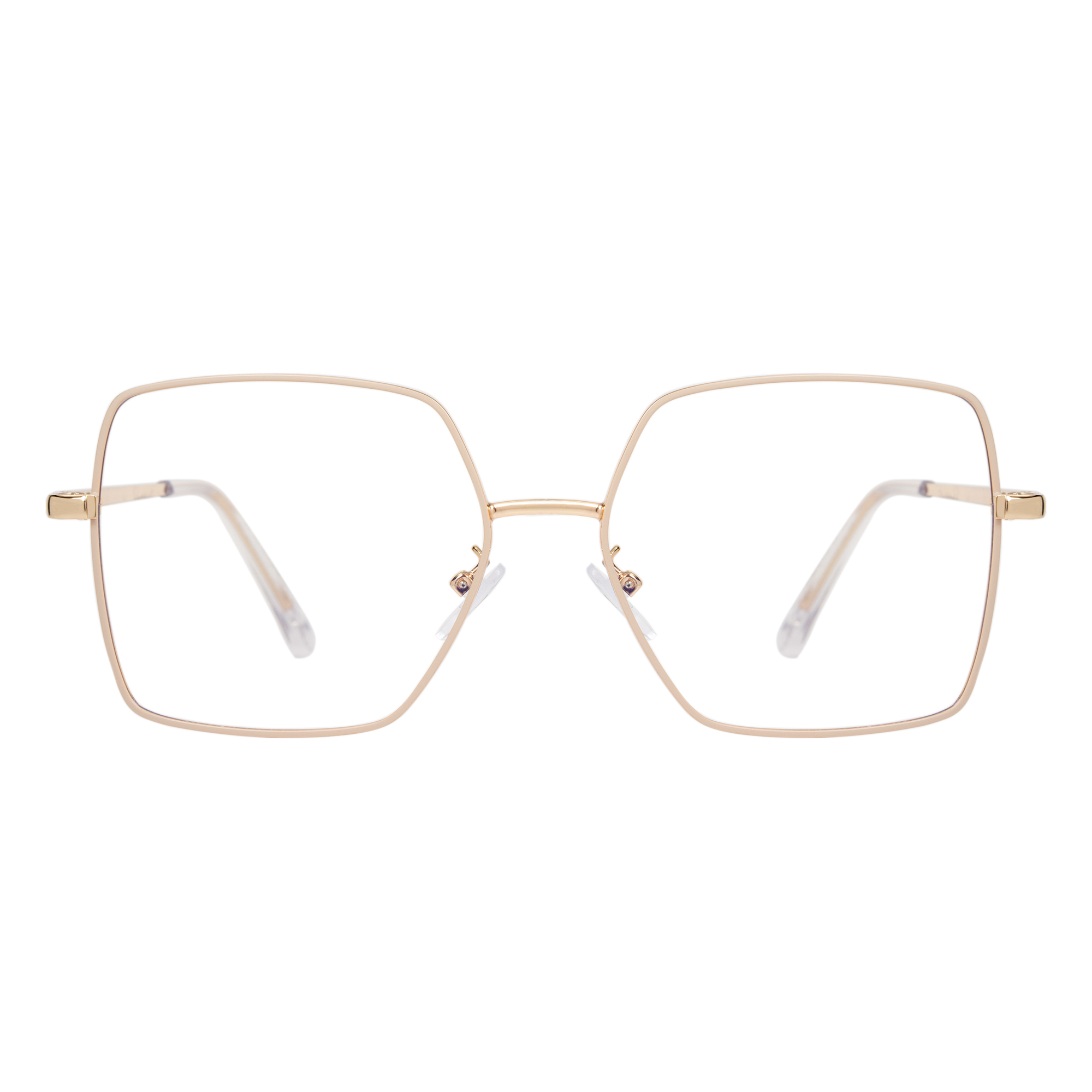 okulary damskie oversize z nakładką przeciwsłoneczną