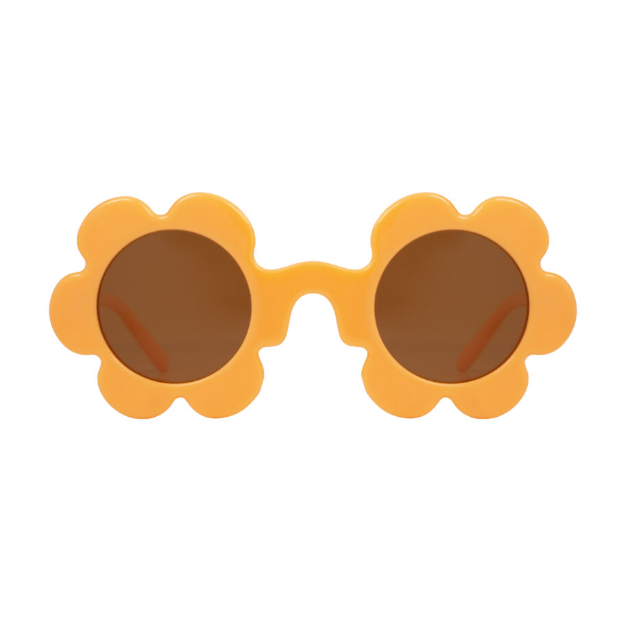 okulary kwiatki dla dzieci pomarańczowy