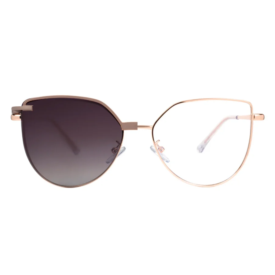 MUSE Rose Gold Liliowy - nakładka polaryzacyjna Clip-on