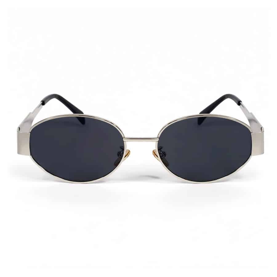 INES / srebrny / czarny