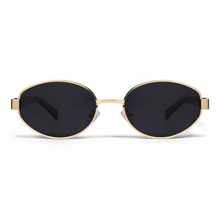 EVIA / złoty / czarny / polaryzacyjne