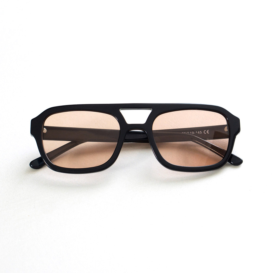 HONEY MIST / czarny / champagne / acetat