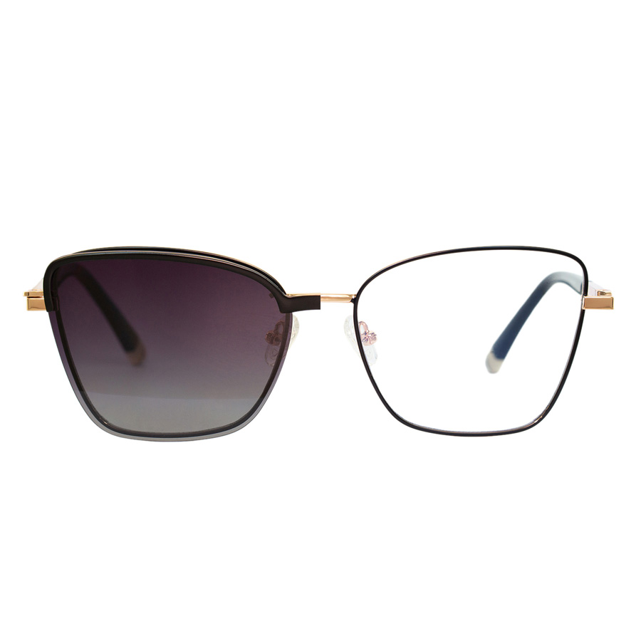 KAYA / czarny / złoty / + nakładka polaryzacyjna Clip-on