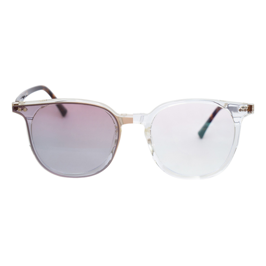 ARLO / crystal / havana / + nakładka polaryzacyjna Clip-on fotochromatyczna