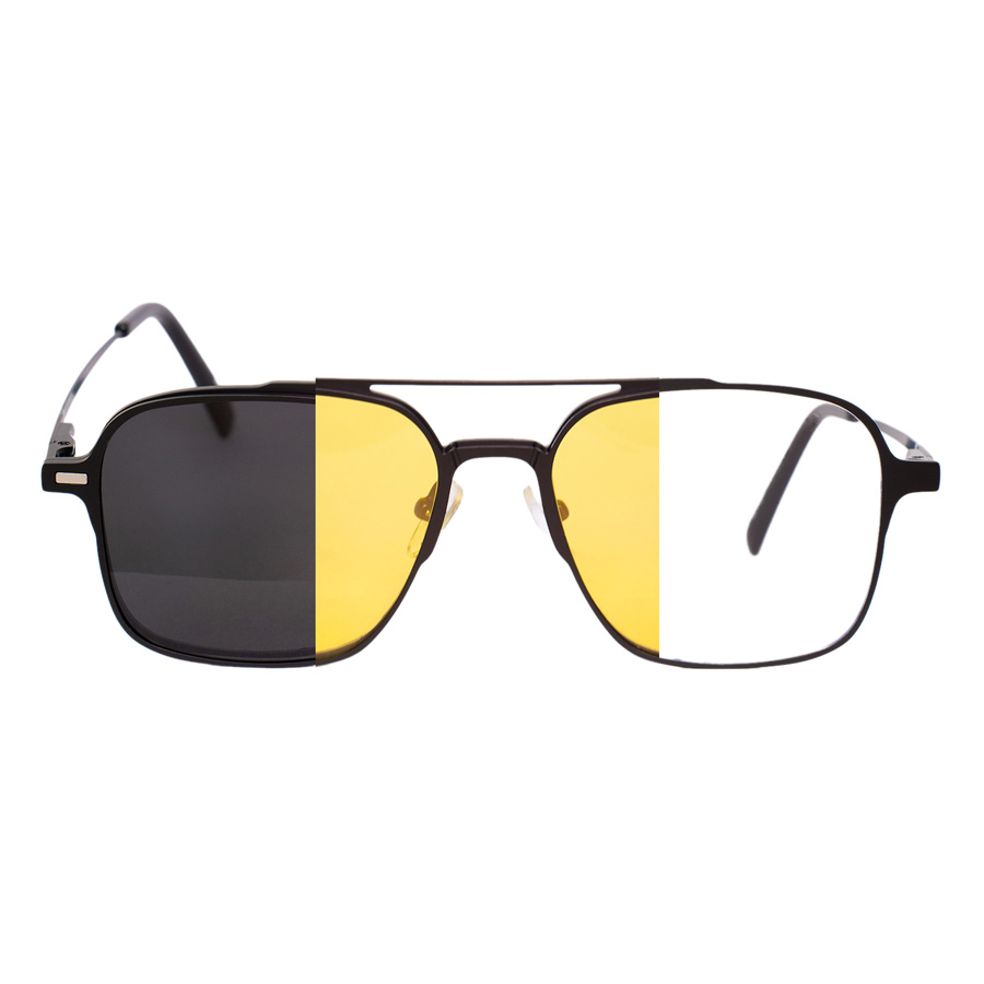 TAVI / czarny / + nakładka polaryzacyjna Clip-on 3w1