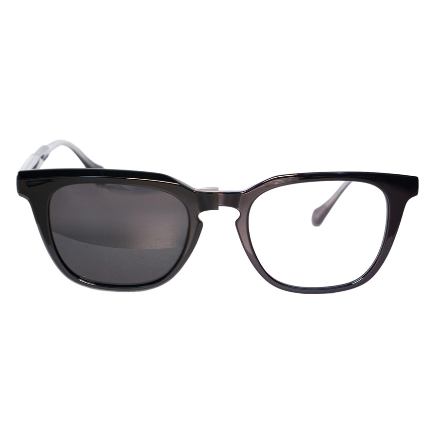 LUCA / czarny / + nakładka polaryzacyjna Clip-on