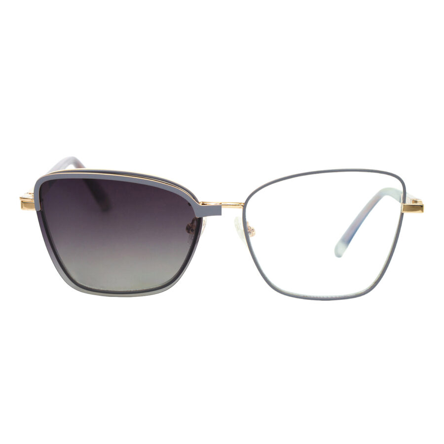 KAYA / fioletowy / złoty / + nakładka polaryzacyjna Clip-on