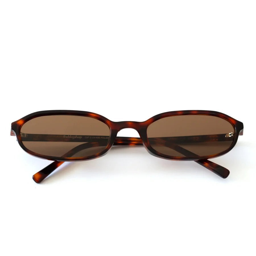 Okulary przeciwsłoneczne polaryzacyjne typu owalne <br> IBIZA SALT Havana - kolekcja acetate