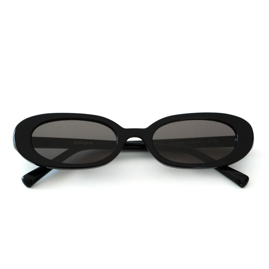 Okulary przeciwsłoneczne typu owalne <br> BELLA ROSA Black - kolekcja acetate